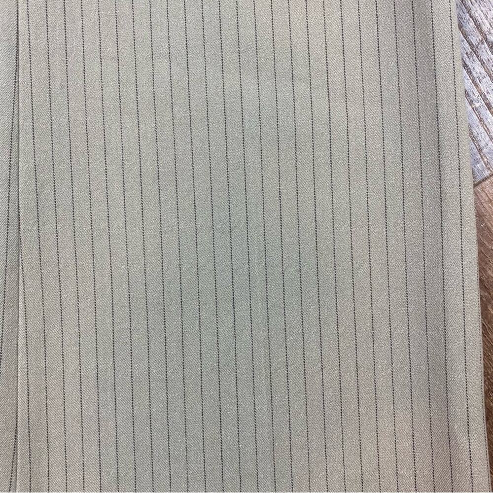 Express Editor Pinstripe Trousers Brown Size 2 - Picture 4 of 6